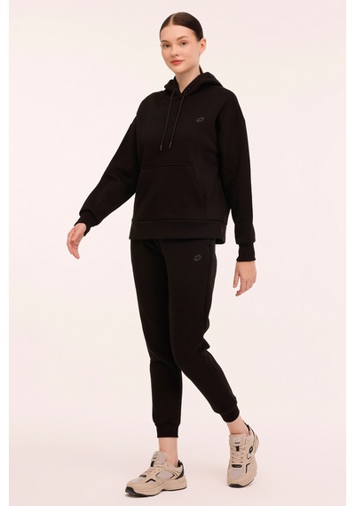 Lotto W-bsc Hoodıe 4pr Siyah Kadın Sweatshirt 000000000101924662 Siyah