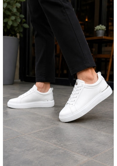 Ht Hotin Lynx Erkek Günlük Sneaker Bağcıklı Rahat Tabanlı Şık Casual Spor Ayakkabı - Beyaz Ht Hotin Lynx Erkek Günlük Sneaker Bağcıklı Rahat Tabanlı Şık Casual Spor Ayakkabı - Beyaz