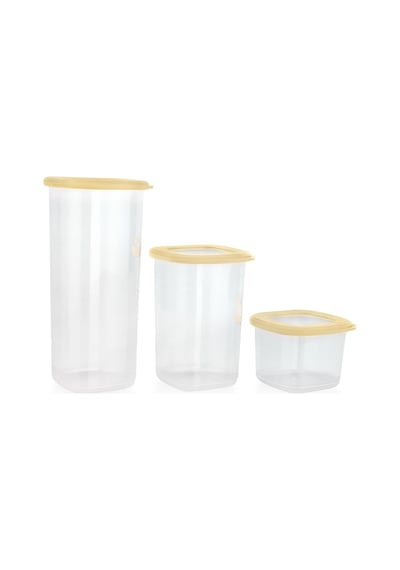 Schafer Hold 3 Lü Saklama Kabı-sarı