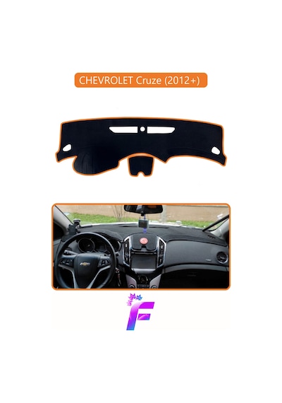 Chevrolet Cruze 2012+ Uyumlu Torpido Örtüsü Çatlama Ve Isıya Karşı Tam Koruma Araca Özel D58