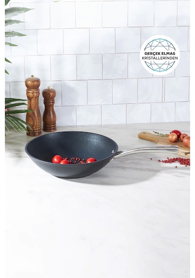 Karaca  Biodiamond Pro İndüksiyon Tabanlı Wok Tava 28 Cm