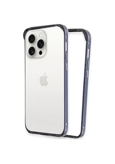 Joko Apple Uyumlu iPhone 15 Pro Max Land Bumper Koruma Kapak - Lacivert Resimdeki