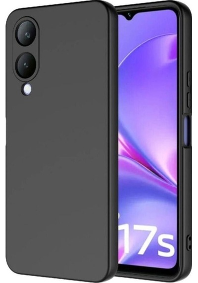 Vivo Y17s Kılıf Zore Mara Lansman Kapak Siyah
