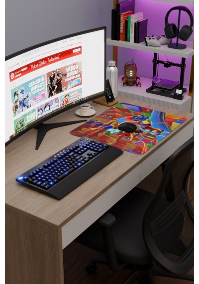 Tadc Amazing Digital Circus Dikişli Kauçuk Oyuncu Mousepad V5 - 48x40 Xl Gaming Mouse Pad