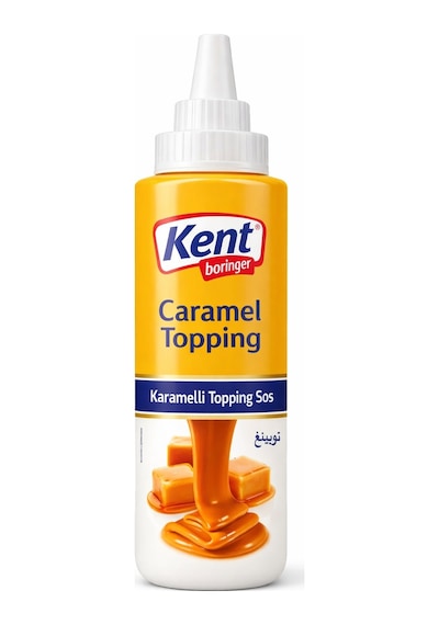 Kent Boringer Çikolatalı Ve Karamelli Topping Sos 300 Gr 2 Li Set
