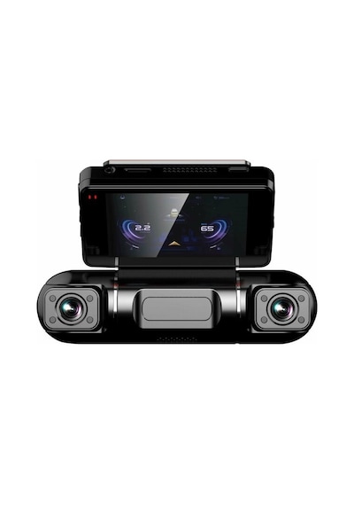Twogo Go-ix19 Araç İçi Kamerası 4 Kamera Panoramik App Bağlantısı Wifi Kayıt Cihazı 4k Gece Görüşlü