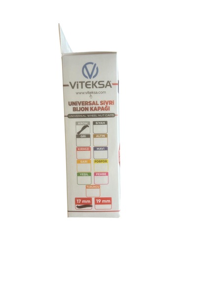 Bıjon Kapagı Sıvrı 17 Mm Krom 20 Set