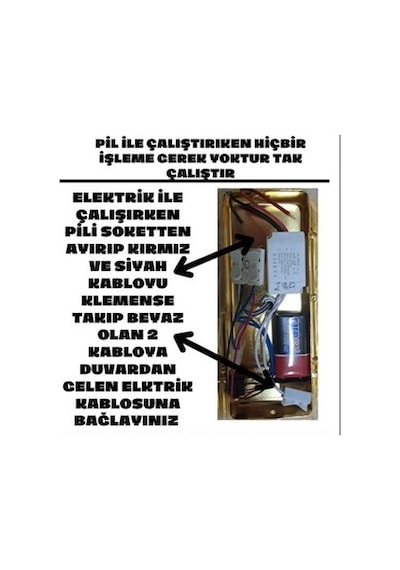 St00 Pilli Dekoratif Ledli Duvar Aplik Sarkıt Siyah 3200k Gün Işığı Gün Işığı