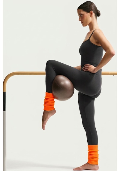 Cotenconcept Neon Kadın Tozluk Spor, Dans Ve Günlük Kombin Aksesuarı Turuncu