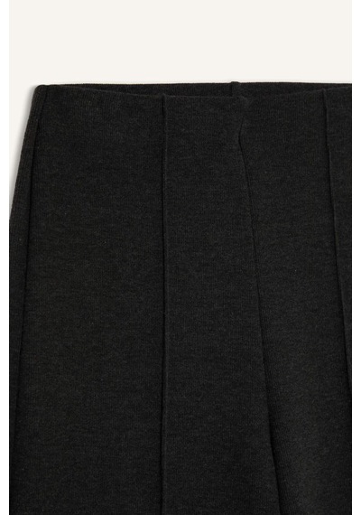 Defacto Wide Leg Düz Paça Pantolon E9913ax25auar169 Antrasit