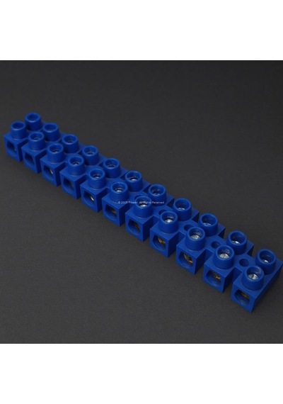Sıralı Klemens, 12'li, No:1, Yüksek Isıya Dayanıklı, Vidalı Bağlantı, 0.50-4mm² Kablo Uyumu, Pl