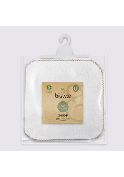 Bistyle Organik 28x28 6'lı Havlu Mendil 90105 Ekru Ekru