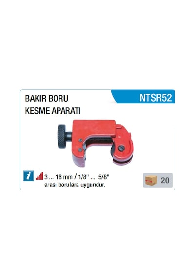 Nt Tools Bakır Boru Kesme Aparatı