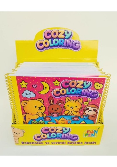 Cozy Coloring Boyama Kitabı 20 Çeşit