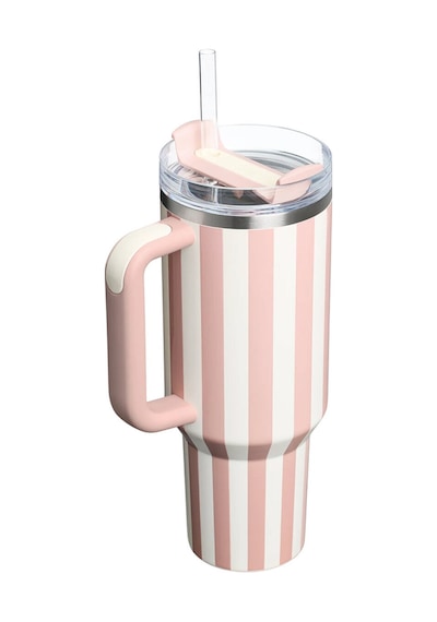 The Quencher H2.0 Flowstate Tumbler Pipetli Termos Peach Whip Cabana Gloss 1.18 Litre Pembe