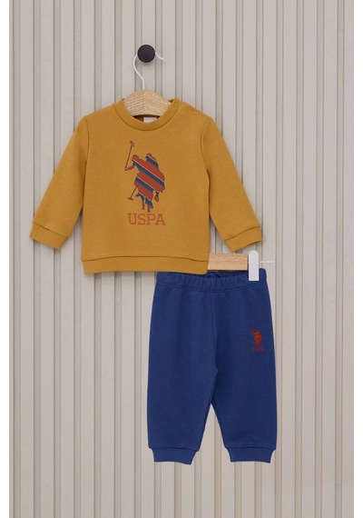 U.S. Polo Assn. Erkek Bebek 2lı Takım - Hardal HARDAL