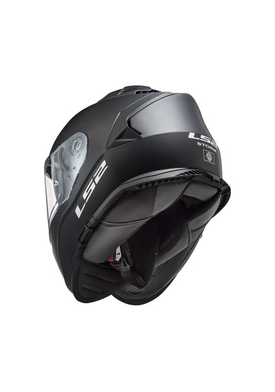 Kapalı Kask Ls2 Storm 2 Mat Siyah Vizörlü M