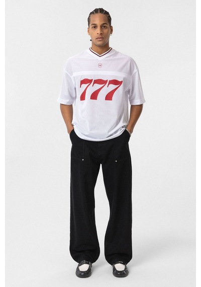 Vamos Cep Detaylı Baggy Fit Jean Siyah