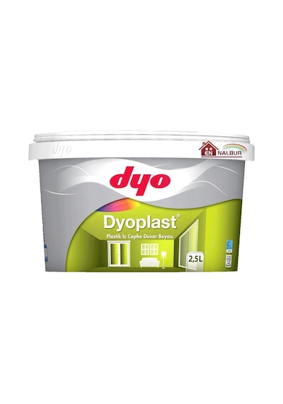 Mey İthalat Plast Plastik İç Cephe Boyası 2,5 Litre Siyah
