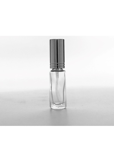 Ferdenferda 50 Adet Boş Cam Parfüm Numune Şişe 5 ML Vidalı Şeffaf Metal Kapaklı