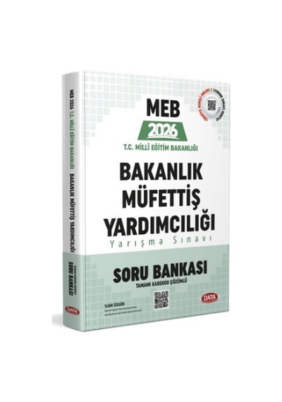 Data 2026 Meb Bakanlık Müfettiş Yardımcılığı Soru Bankası - Karekod Çözümlü
