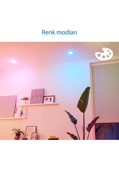 Smart Lighting Led Spot Ampul Gu10 Cam 50w Eşdeğer Rgb - Google Home, Alexa, Homekit Ve Matter Uyumlu Diğer