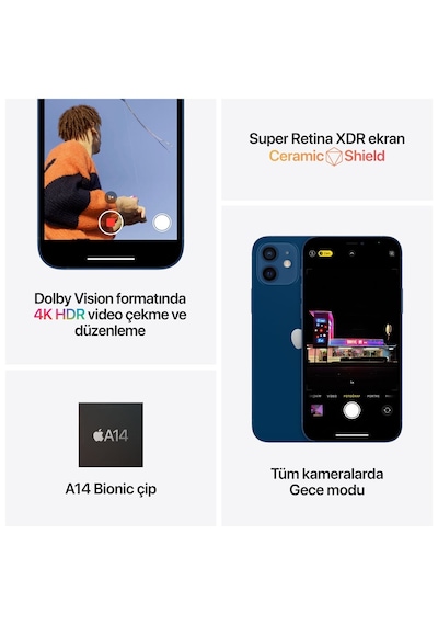 Apple iPhone 12 64 GB (Apple Türkiye Garantili)