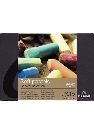 Rembrandt Soft Pastel Boya 15'Li General Selection Yarım  Boy
