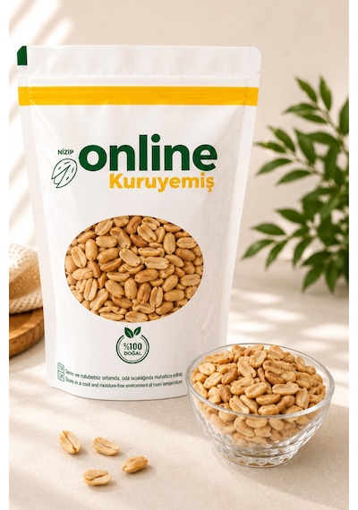 Yer Fıstığı - Soyulmuş - Şak Fıstık - Sade Kavrulmuş - 500 G 500  G