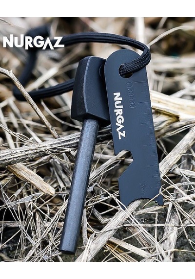 Nurgaz Kamp Çok Amaçlı Magnezyum Çubuğu (Ng Mc) Siyah