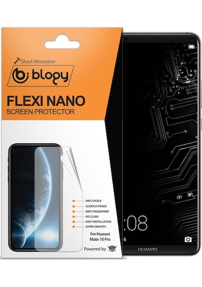 Blogy Flexi Nano Mate 10 Pro İle Uyumlu Ekran Koruyucu