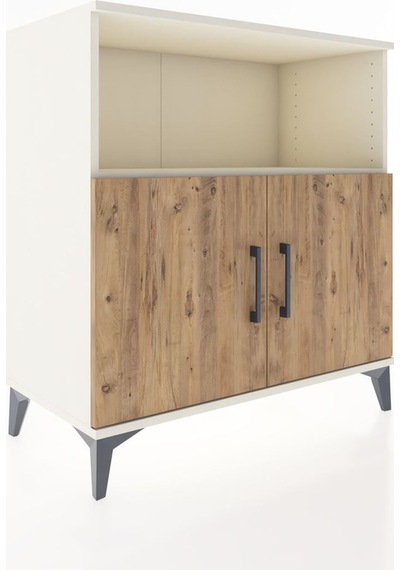 Hyperion Şifonyer Tek Raflı 2 Kapaklı 88x44x96 Aytaşı-çam Aytaşı