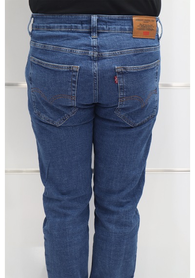 Denim Cartel Dmctekstil Erkek Yüksek Bel Rahat Kesimli Boru Paça Jean Pantolon Mavi