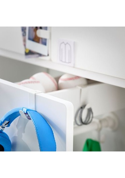 Ikea Lätthet Kanca Ve Klips, Beyaz, 2 Adet