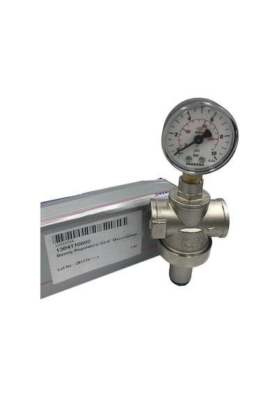 Pakkens  Basınç Regülatörü Manometreli DN 20 PN 16 3/4''