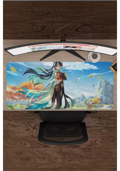 Xianyun Genshin Impact Anime Gacha V3 - 90x40 Xxl Gaming Mouse Pad Fare Altlığı