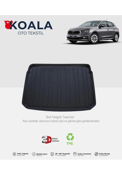 Skoda Fabia 4 Hatchback 2021 Ve Sonrası 3d Bagaj Havuzu