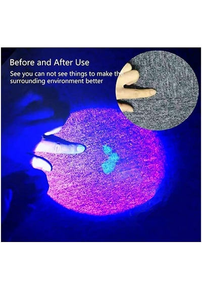 Ultrafire 395 Nm Uv Led Mor Işık El Feneri N11.16087 Siyah