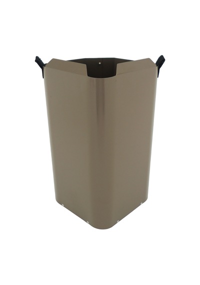 Pelet Kovası / 15 Lt-10 Kg / Koyu Bej Toz Boyalı/ Baba's Stove