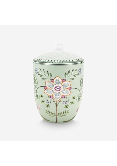 Pip Studio Yeşil Porselen Saklama Kabı 1500 Ml