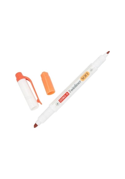 Donga Twinliner Soft Sarı Turuncu N/08 Fosforlu Çift Taraflı Sarı