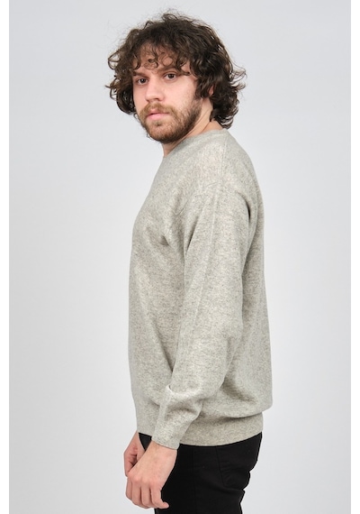 Ida Erkek Lambswool V Yaka Kazak 0593130 Gri Gri