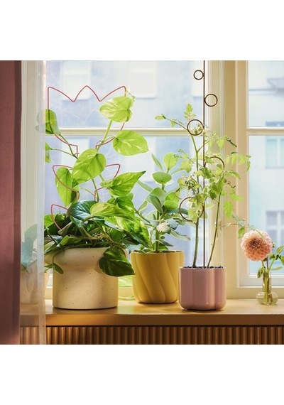 Ikea Doftrıps Bitki Desteği, Çok Renkli, 2'li Set / İç/dış Mekan