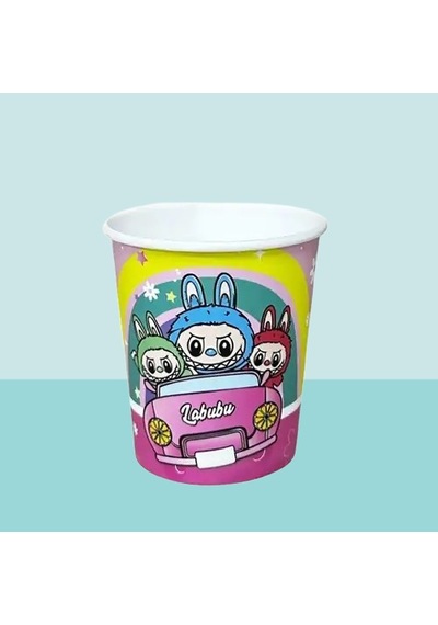 Bardak Labubu 8li Karton Bardak 7 Oz
