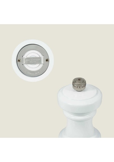 Cole & Mason H233063 Hoxton Parlak Beyaz Tuz Değirmeni 104mm Çok Renkli