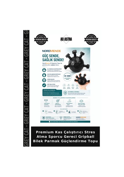 Premium Kas Çalıştırıcı Atma Sporcu Gereci Gripball Bilek Parmak Güçlendirme Topu Belirtilmemiş