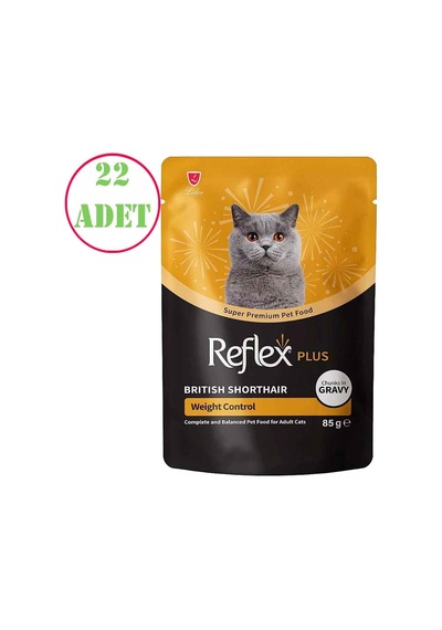 Reflex Plus Britsh Shorthair Kedi Konservesi 85 Gr 22 Ad