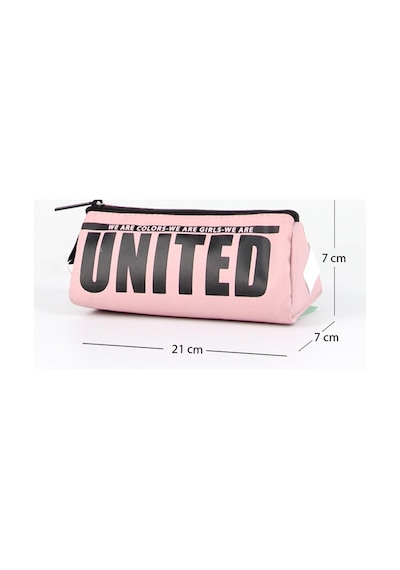 United Colors Of Benetton Kalem Çantası Tek Bölmeli Pembe Kalemlik