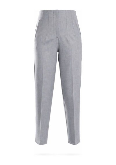 5in1Canpolat Gri Melanj Flatolu Pantolon 5113