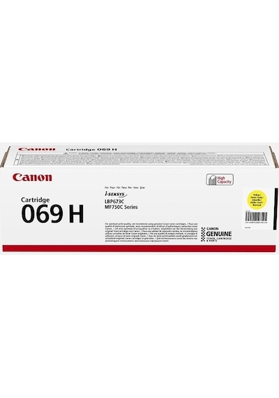 Canon CRG-069H Y Yüksek Kapasiteli Yellow Sarı Toner MF754-752-6